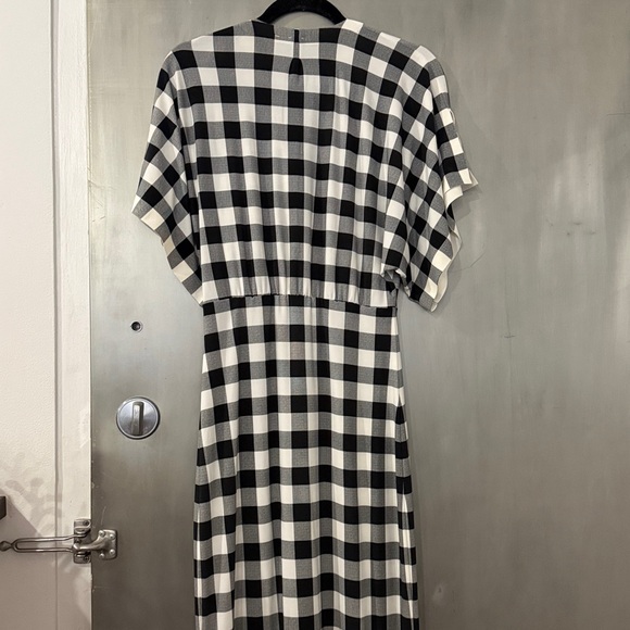 Norma Kamali Obie Gingham Maxi XS - Picture 13 of 16